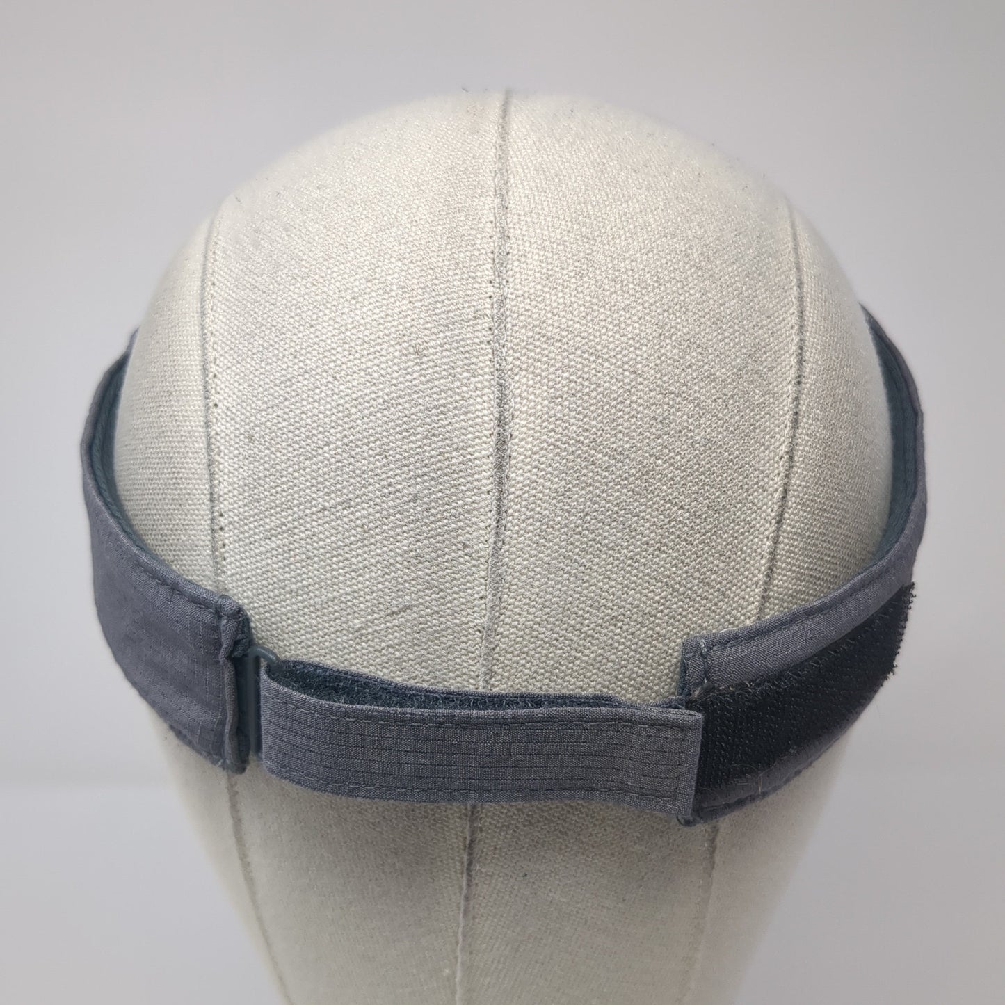 Softball Strapback Sun Visor Hat Gray One Size Embroidered Under Armour