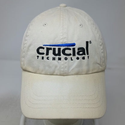 Toppers Crucial Technology Baseball Cap Beige Black Blue One Size Slideback Hat
