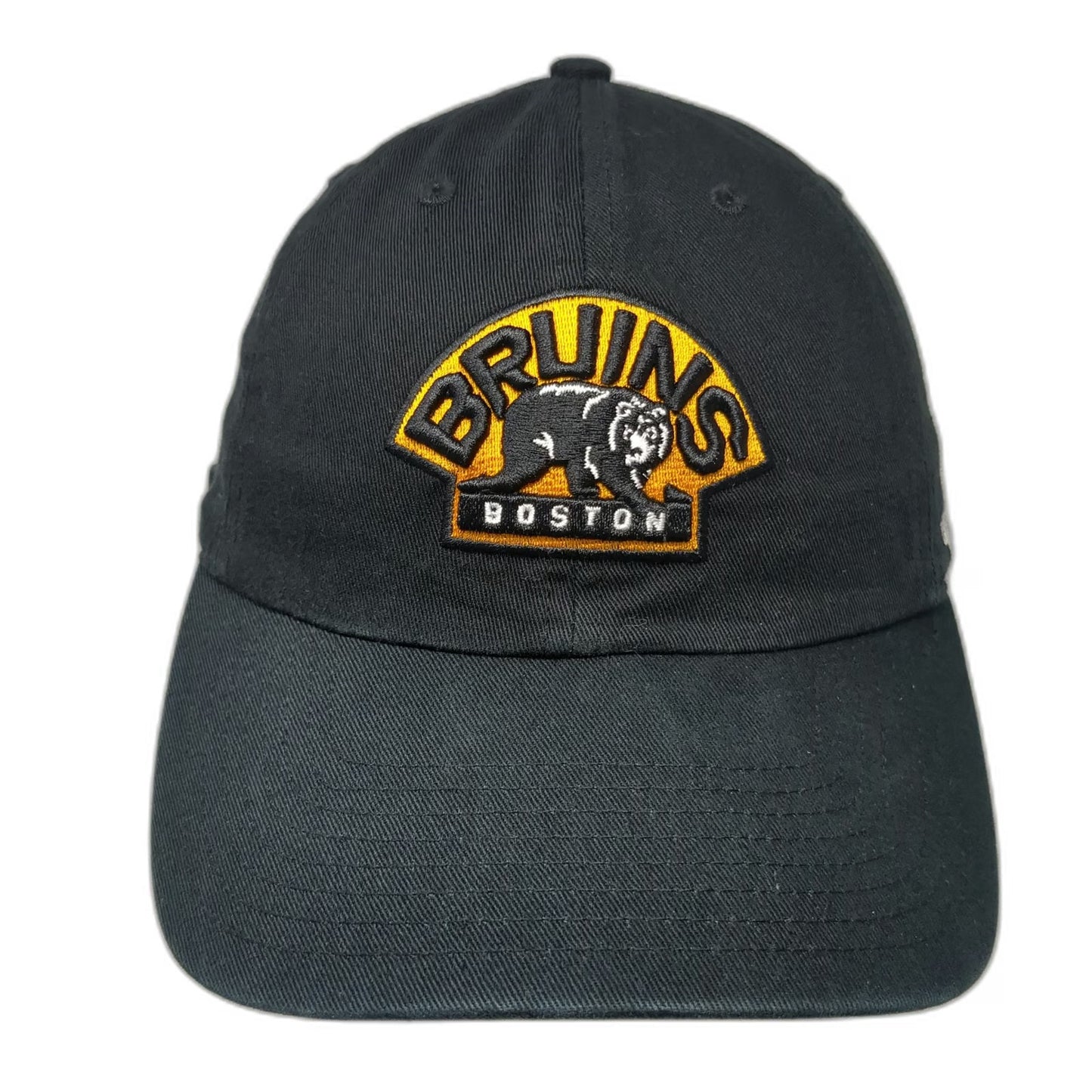 '47 Boston Bruins NHL Black OSFM Cap Strapback Embroidered Logo Cotton OSFA Hat