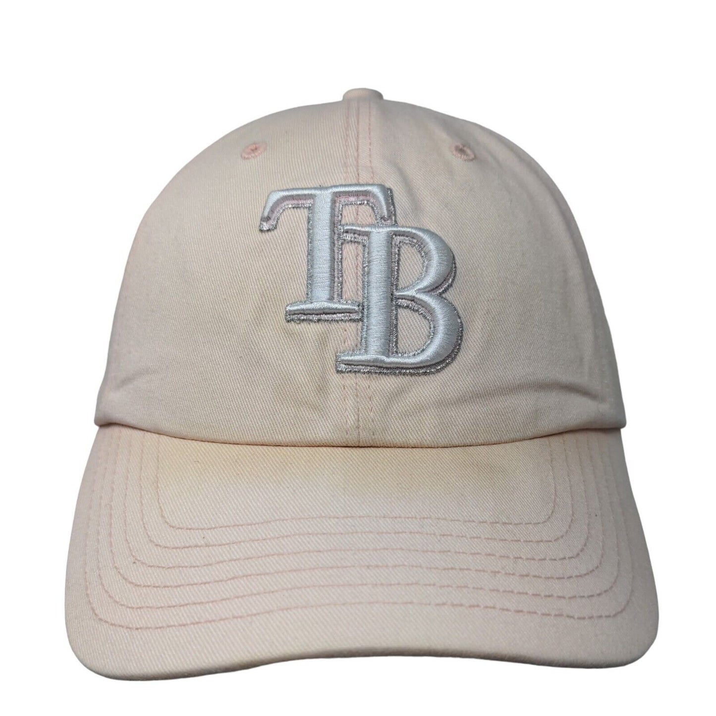 Fan Favorite Women's Slideback Hat Pink OSFA Tampa Bay Rays Embroidered Logo