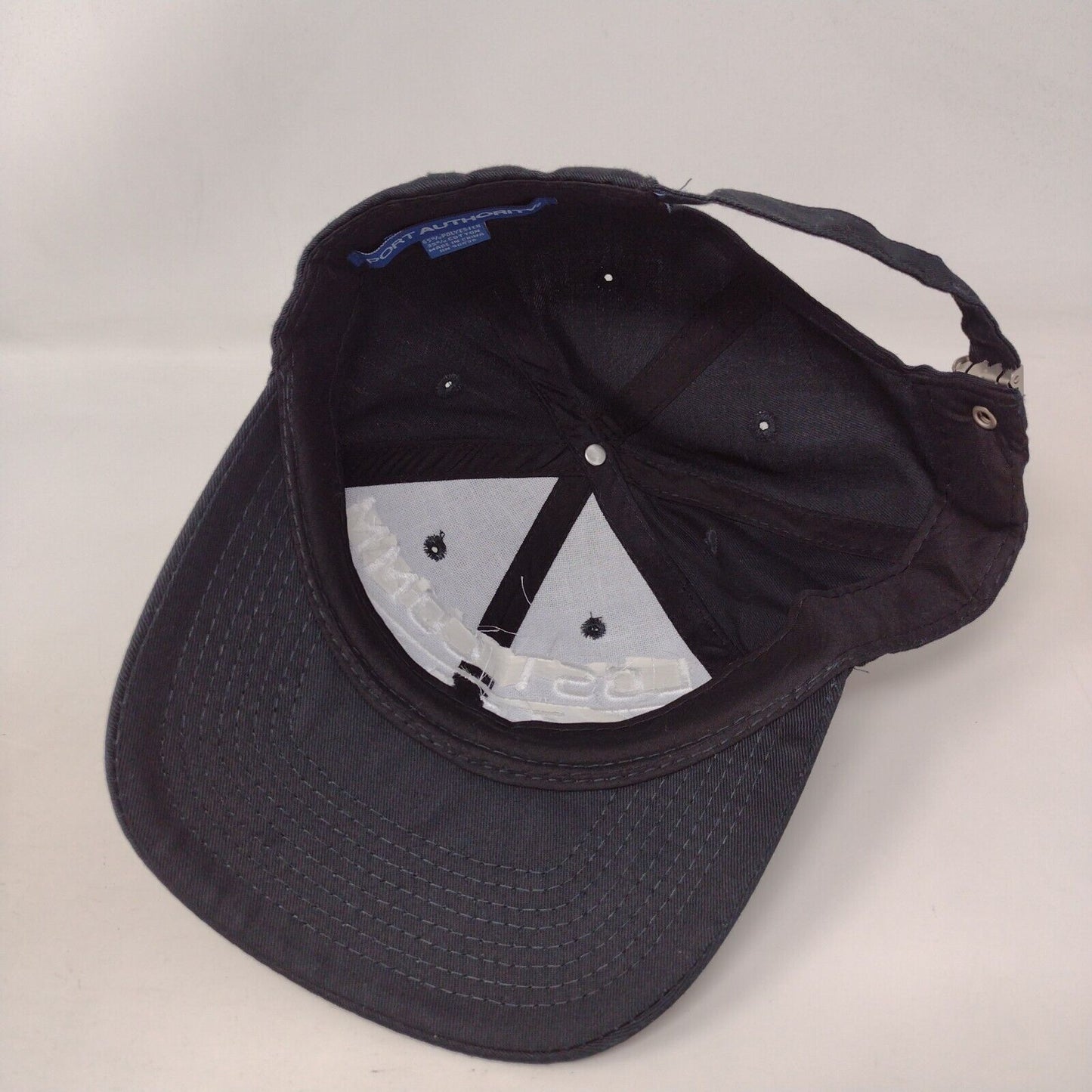 Lost Comm 7600 Slideback Hat Black OSFA Embroidered Logo Polyester Blend