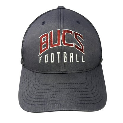 Bucs Football Fitted Mesh Back Trucker Hat Gray L/XL Port Authority