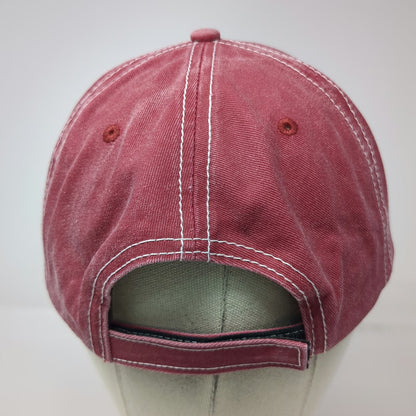 Jumi 5 Panel Red One Size Valencia 2002 Embroidered Cotton Patch Strapback Hat