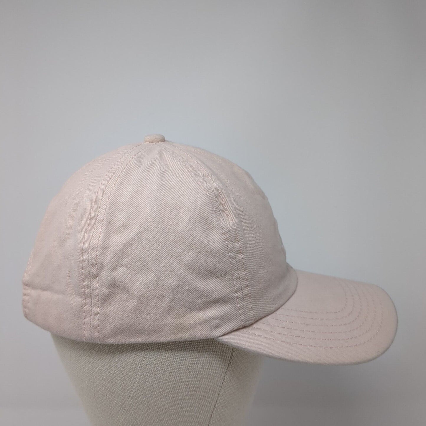 Unbranded Slideback Hat Pink One Size Adjustable Embroidered Logo