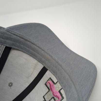 Cross Mustache Snapback Mesh Back Trucker Hat Gray One Size Richardson