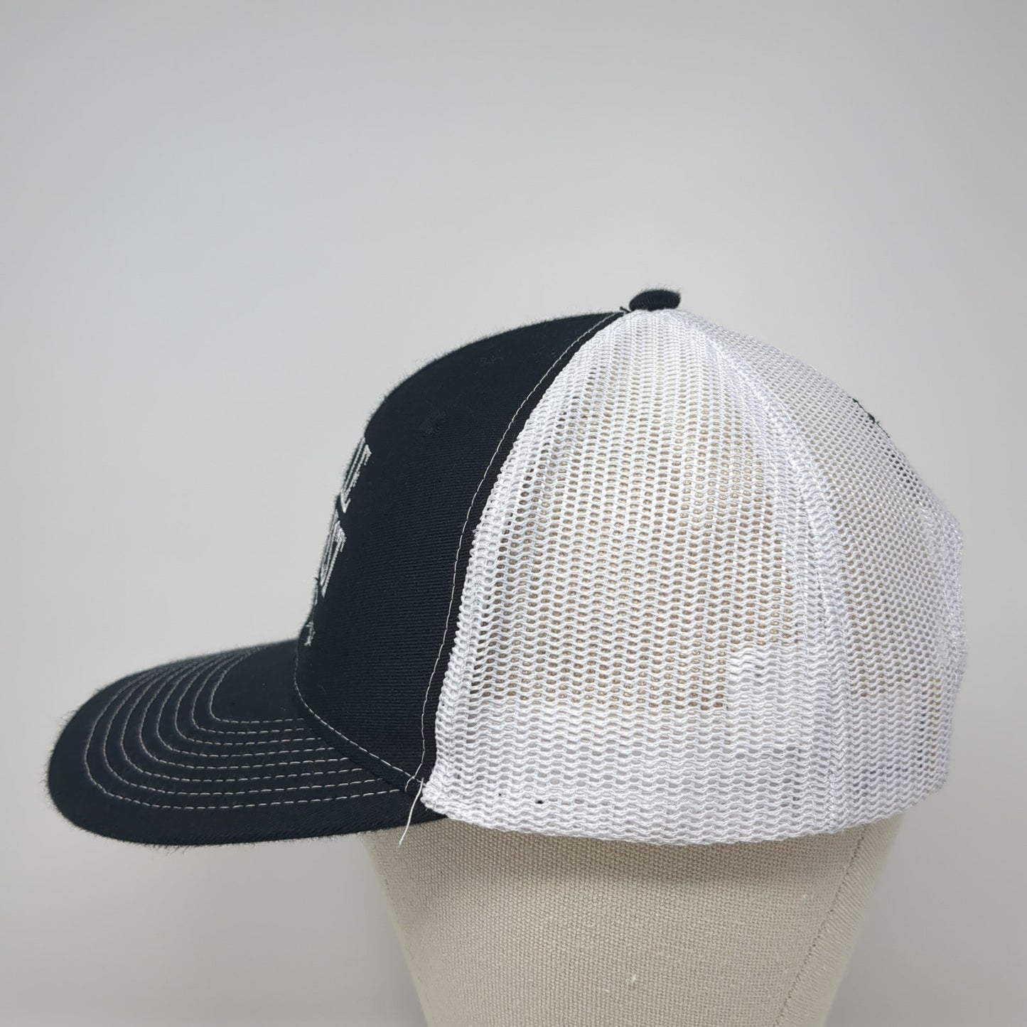 Uncle Nearest Premium Whiskey Trucker Hat Black One Size Adjustable Mesh Back