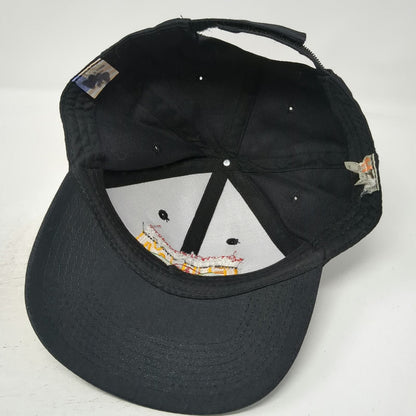 Heat Baseball Cap Black One Size Woodstock Film Festival Peace Strapback Hat