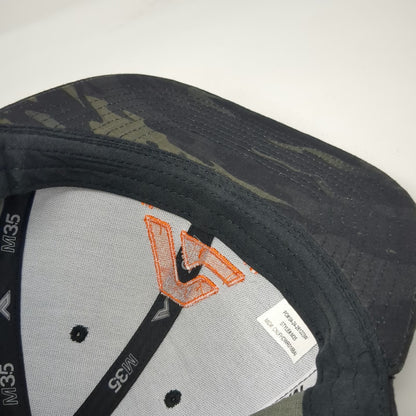 Pacific Headwear Snapback Black Camo One Size Cordura Alasconnect Tech Logo Hat