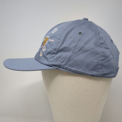 Disney Winnie the Pooh Friendly Flowers Blue Hat One Size Baseball Cap Strapback