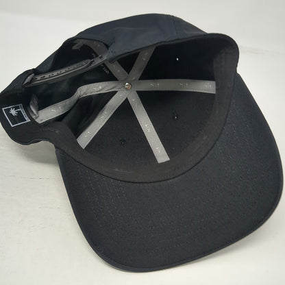 Puma Snapback Black One Size Palm Tree Crew Performance Golf Adjustable Hat