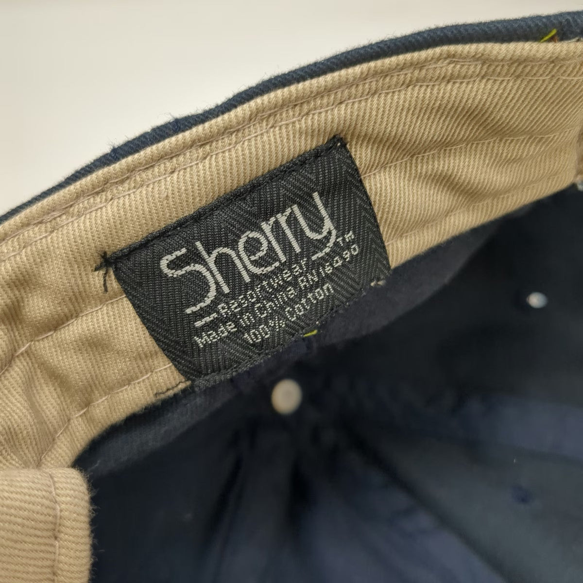 Sherry Baseball Cap Blue One Size Fort Lauderdale Florida Contrast Brim Hat