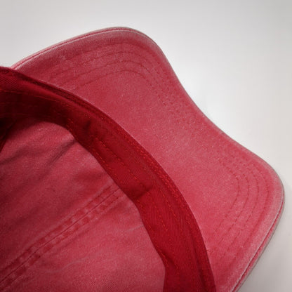 Later Slideback Hat Red One Size Adjustable Embroidered American Eagle