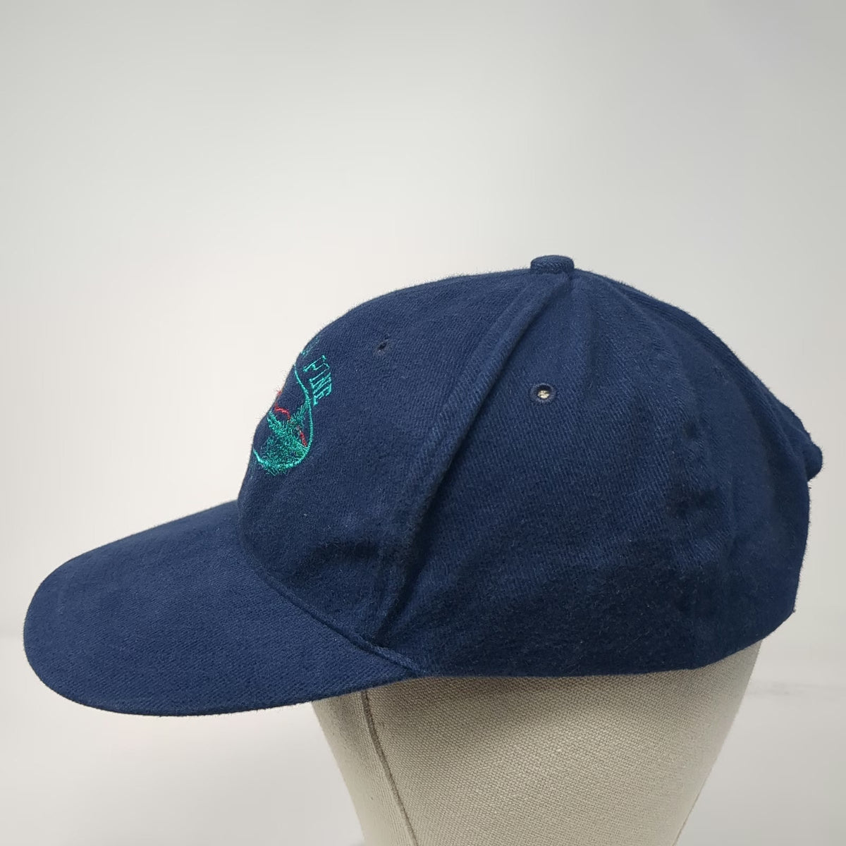 Cotton Deluxe Blue Baseball Cap One Size Idaho Yellow Pine Landscape Hat