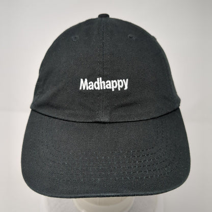 Madhappy Slideback Hat Black One Size Adjustable Embroidered Vented Holes