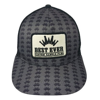 Best Ever Custom Saddle Pads Trucker Hat Multicolor OS Mesh Back Classic TL Caps