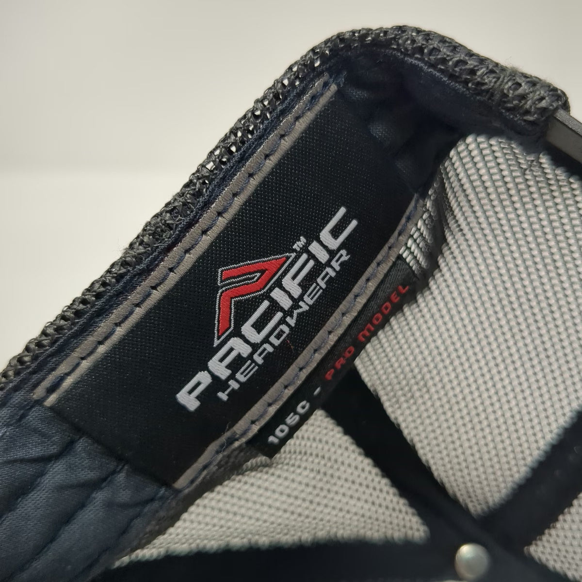 Pacific Headwear Trucker Hat Gray Black One Size Idaho Public Land Mesh Snapback