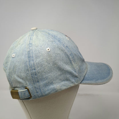 Smith Southwestern Baseball Cap Blue One Size Denim Cactus Cow Slideback Hat