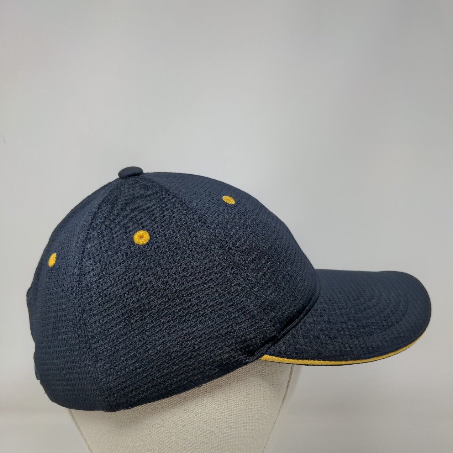 McDonald's Snapback Hat Blue One Size Adjustable Blank Apparel Collection