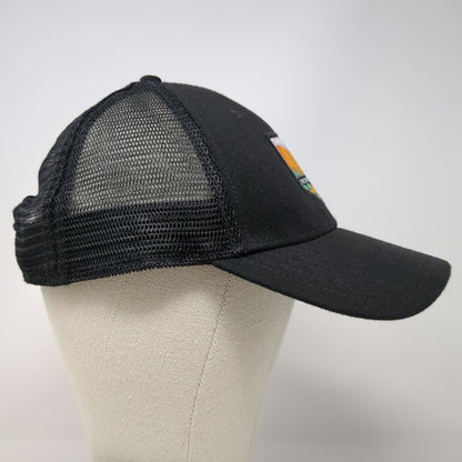 The North Face Trucker Hat Black One Size Snapback Mesh Desert Patch Mesa