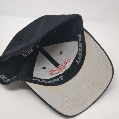 AIS Affordable Insurance Solutions Fitted Baseball Cap Black XL Flexfit Yupoong
