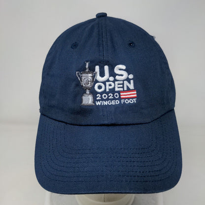 US Open 2020 Winged Foot Slideback Hat Blue One Size Classic Cut 6 Panel Ahead