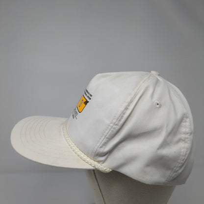 Simplot 50th Anniversary Snapback Hat White One Size Adjustable Rope Winner
