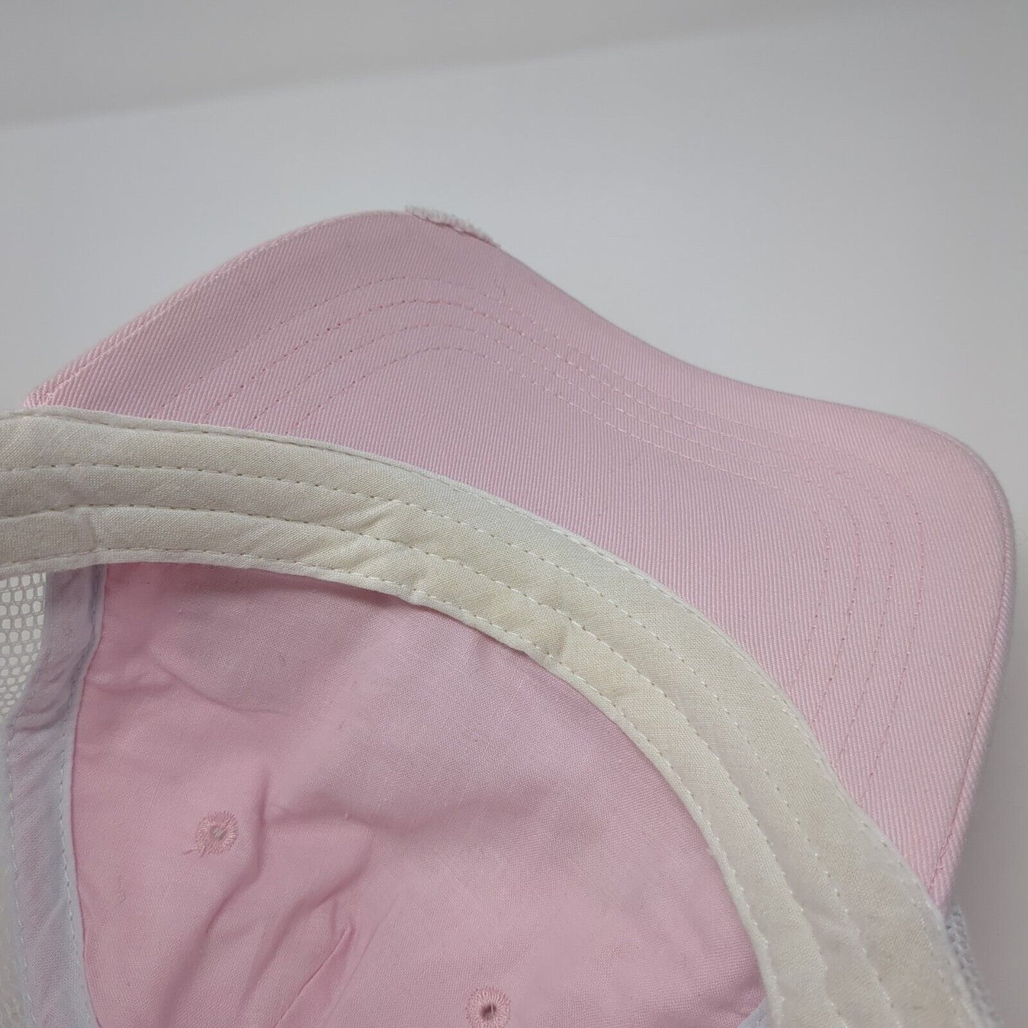 Unbranded Snapback Trucker Hat Pink One Size Mesh Back Crown Rhinestone