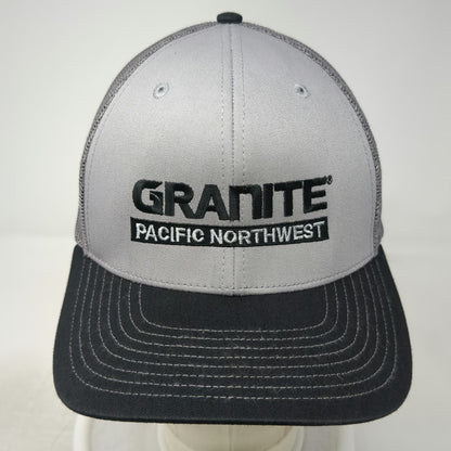 Richardson Trucker Hat Gray One Size Granite Pacific Northwest Mesh Snapback