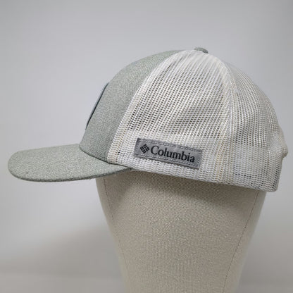 Columbia Trucker Hat Gray One Size Snapback Mesh Back Sportswear Co Logo Patch