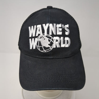 Wayne's World Snapback Mesh Back Trucker Hat Black OSFA Adjustable