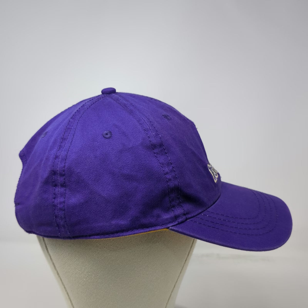 Cobra College of Idaho Yotes Purple One Size Hat Slideback Yellow Underbrim Logo