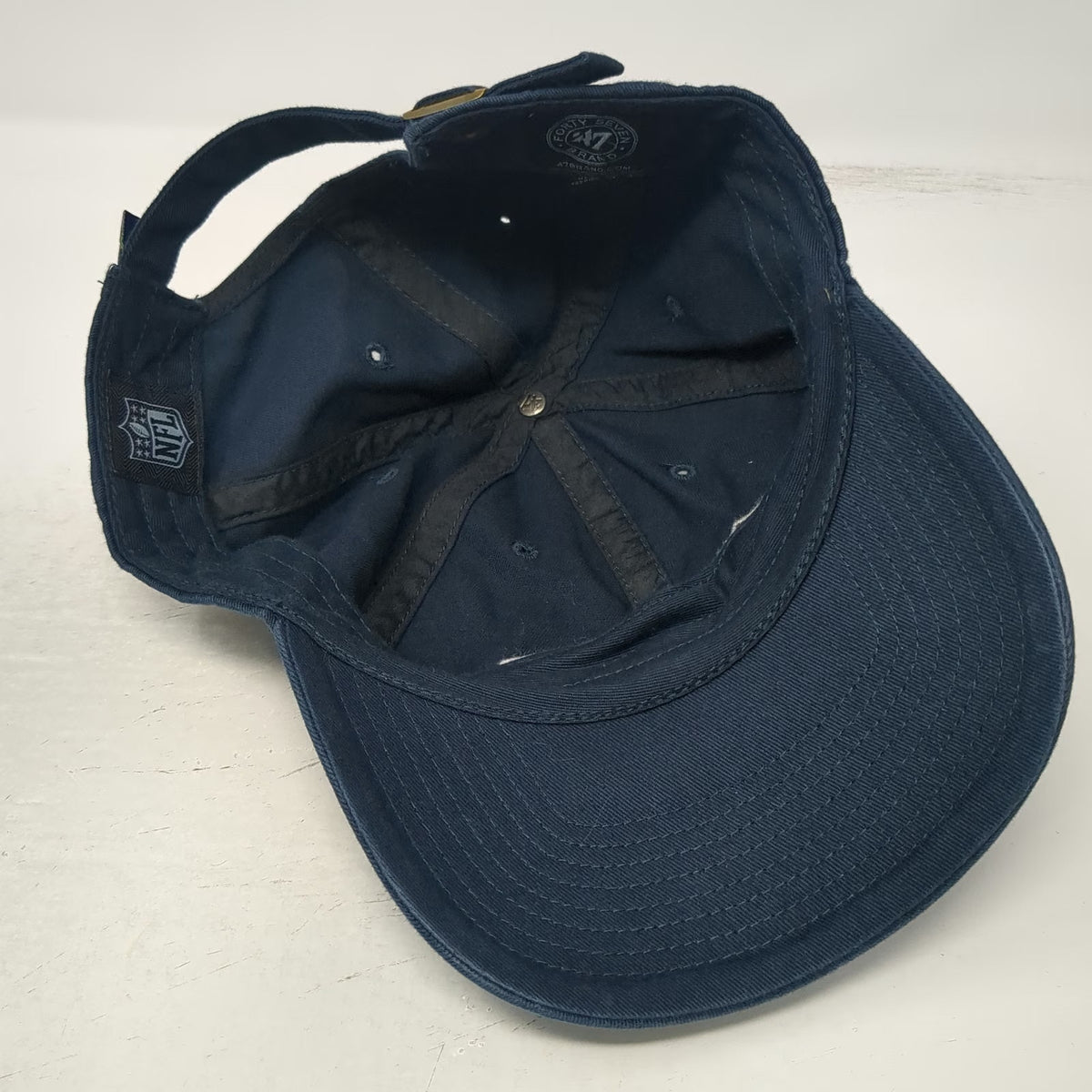 Seattle Seahawks NFL 47 Brand Cap Blue One Size Embroidered Strapback Curved Hat