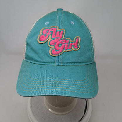Fly Girl Snapback Mesh Back Trucker Hat Blue One Size 6 Panel Legacy