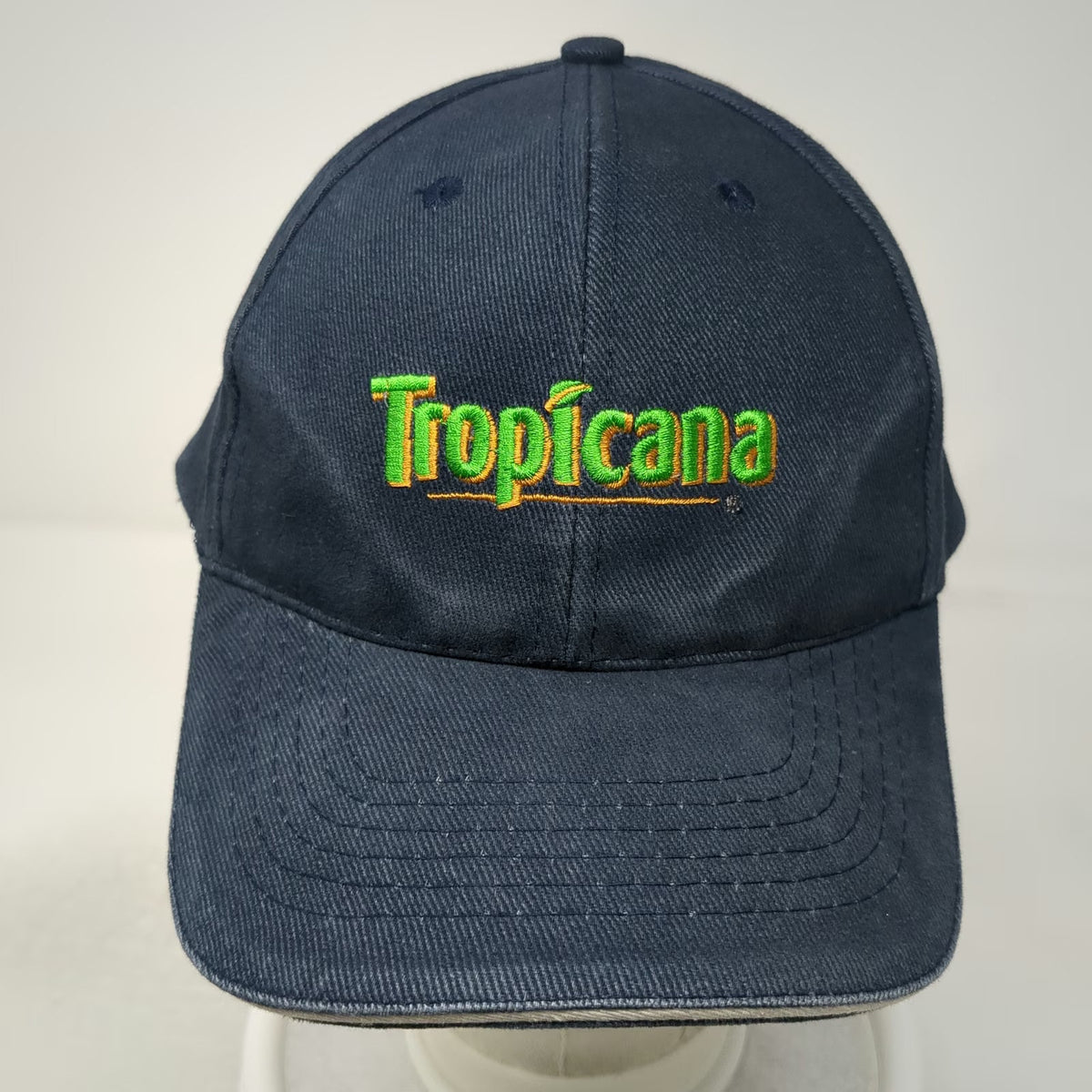 Apollo Tropicana Baseball Cap Blue One Size Embroidered Logo Strapback