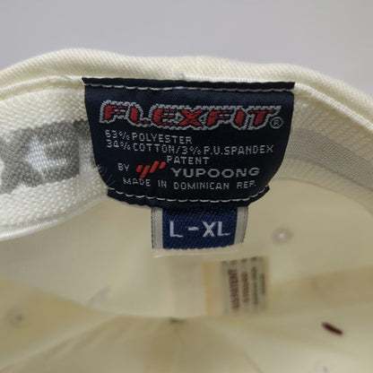 Flexfit Spearmint Rhino Gentlemen's Clubs 2006 Signed White XL Cap Hat Vintage