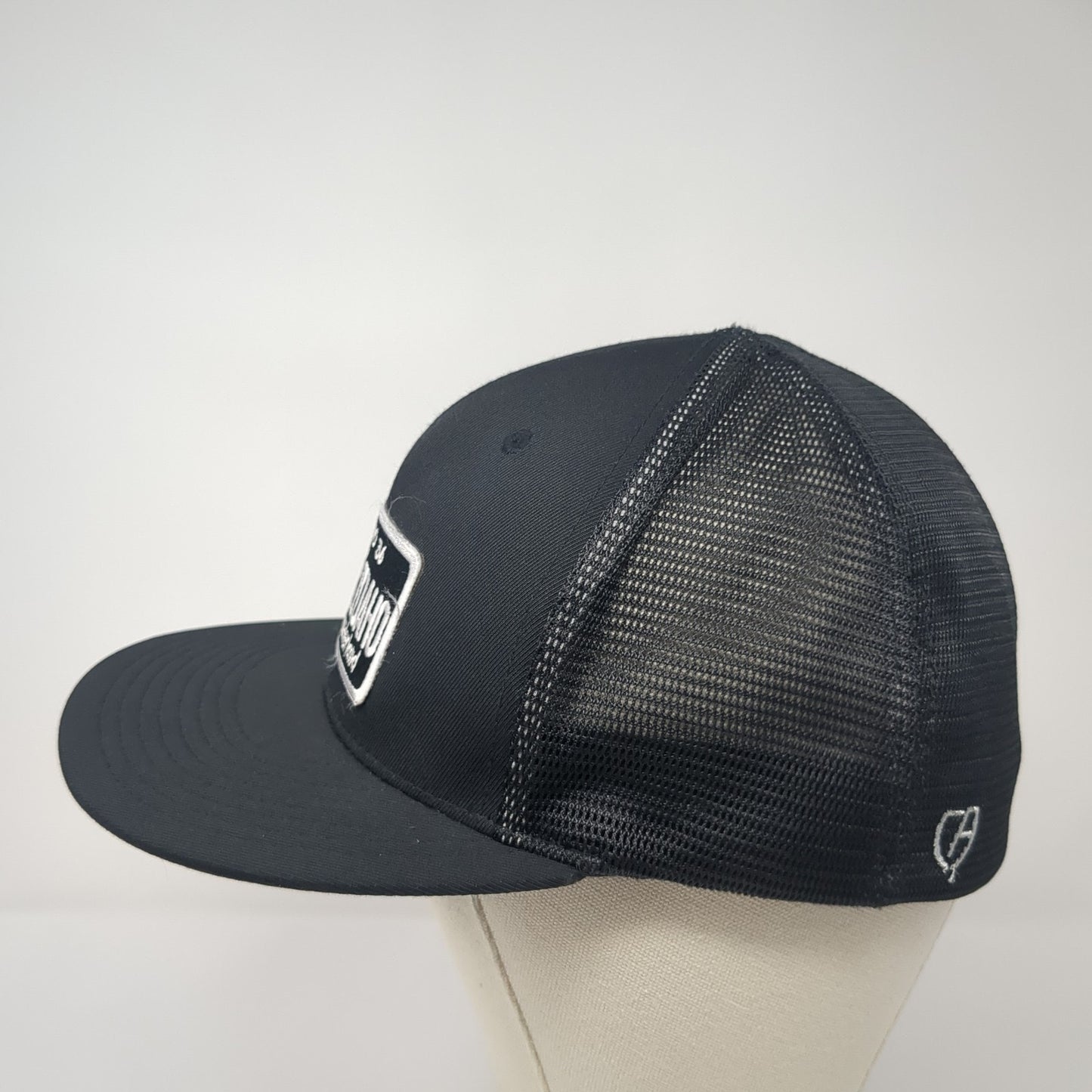 5B Ski Idaho Fitted Mesh Back Trucker Hat Black XL Flexfit Cap America