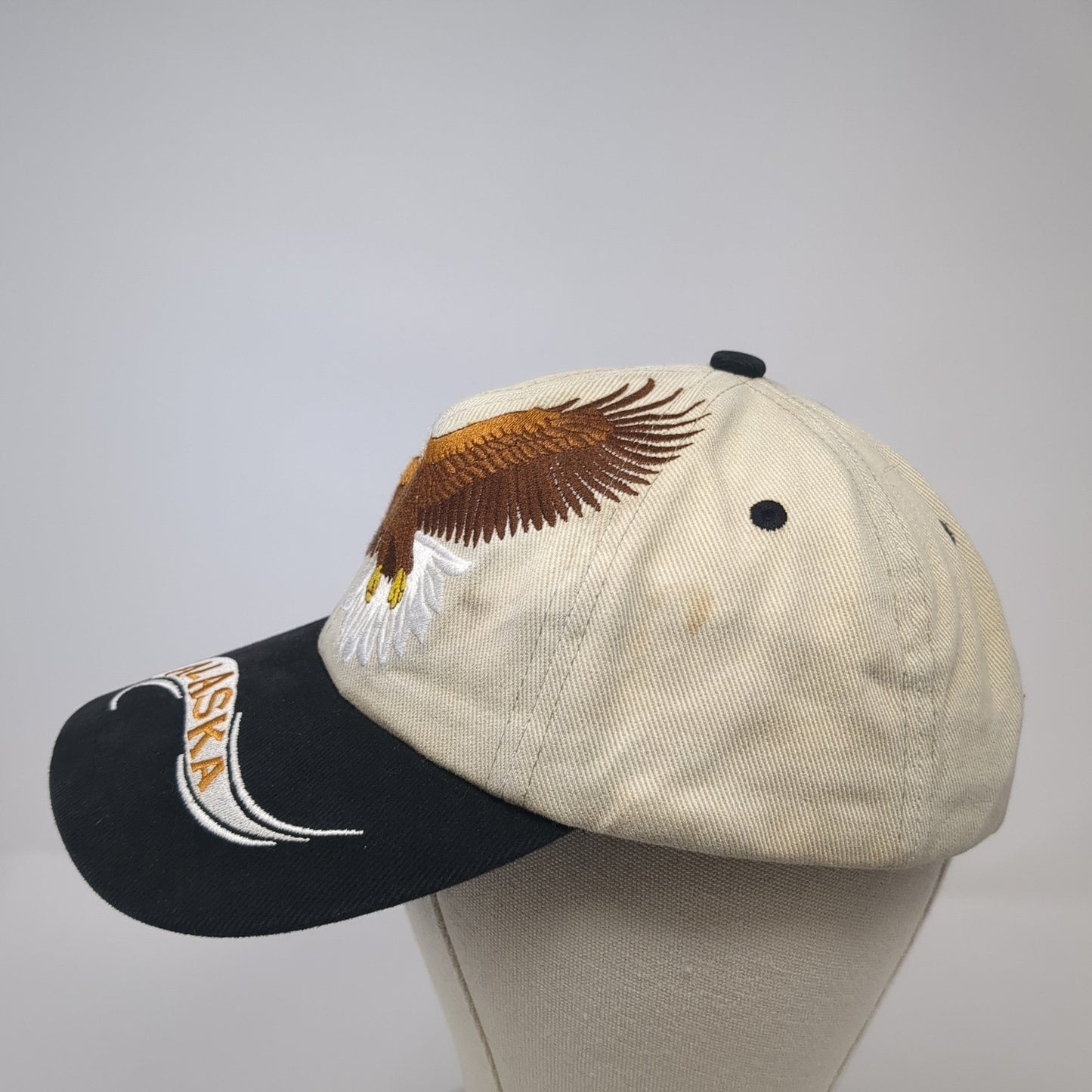 Alaska American Eagle Baseball Cap Multicolor One Size Adjustable Patriotic