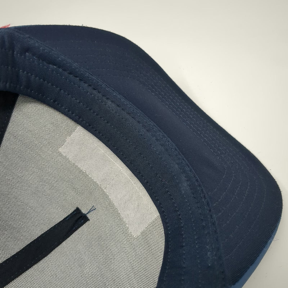 Blue Trucker Hat One Size IFSI Globe Patch Mesh Back Snapback Rope Structured