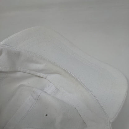 PINK Victoria's Secret Slideback Hat White OS Adjustable Embroidered Cotton