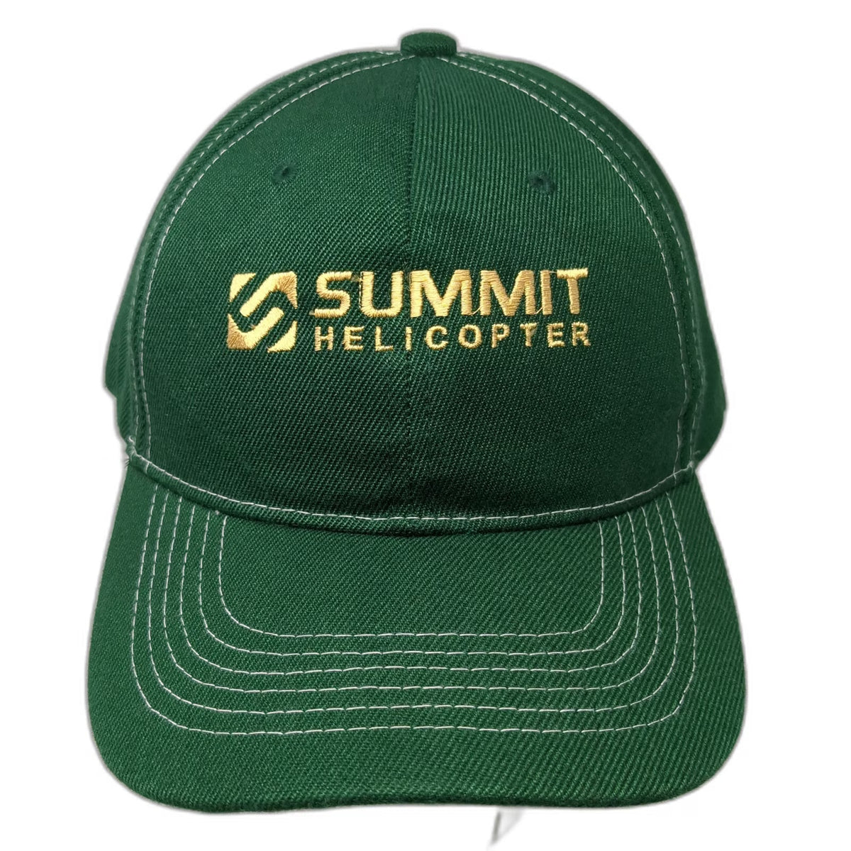 Cobra Baseball Cap Green OS Summit Helicopter Embroidery Contrast Stitch Hat