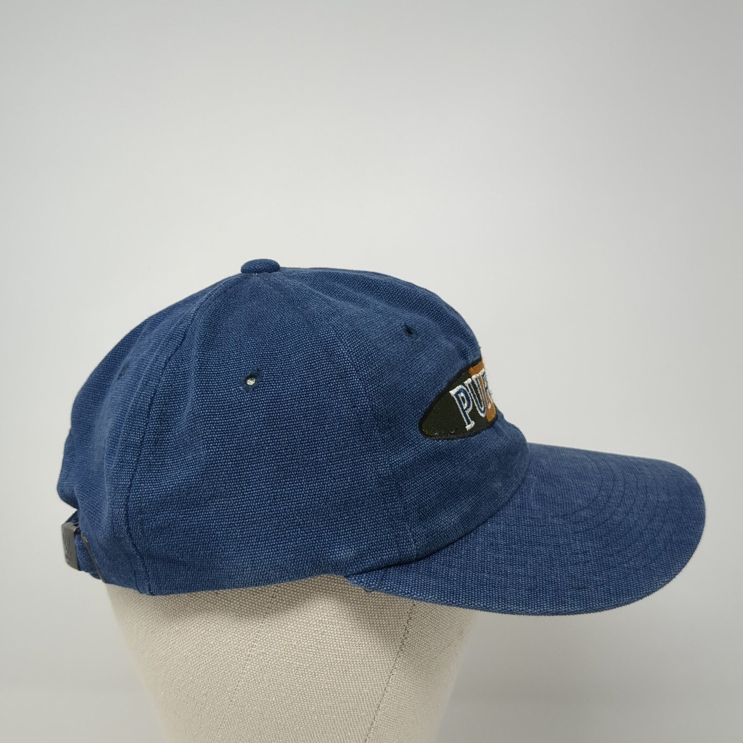 Purdue Slideback Hat Blue One Size Adjustable Embroidered Yupoong