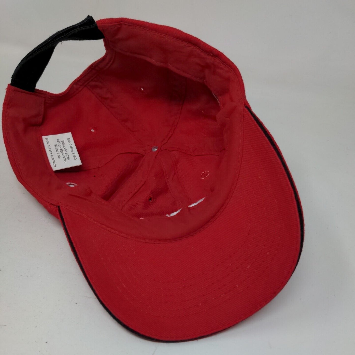 Team Penske Strapback Hat Red Embroidered Signature #3 #6 Embroidered Logo