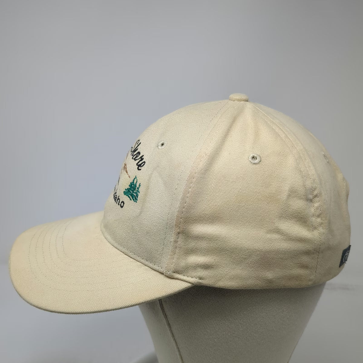 Richardson Baseball Cap Beige One Size North Shore Lodge Warm Lake Idaho Hat