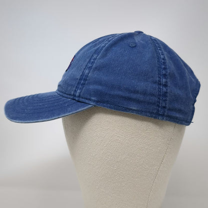 Planet Wear Baseball Cap Blue One Size Embroidered Dogs Rainbow Strapback Hat