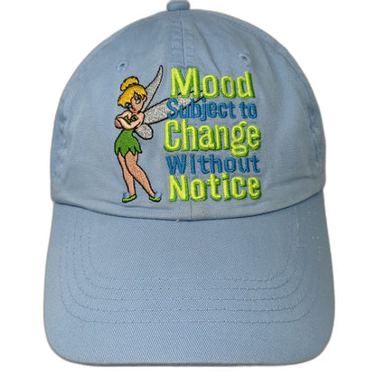 Walt Disney World Baseball Cap Blue One Size Tinker Bell Mood Change Embroidery