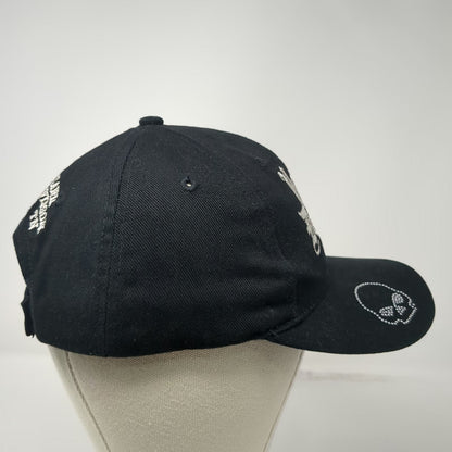 Harley-Davidson Baseball Cap Black One Size Hat Rhinestone Skull Memphis TN Logo