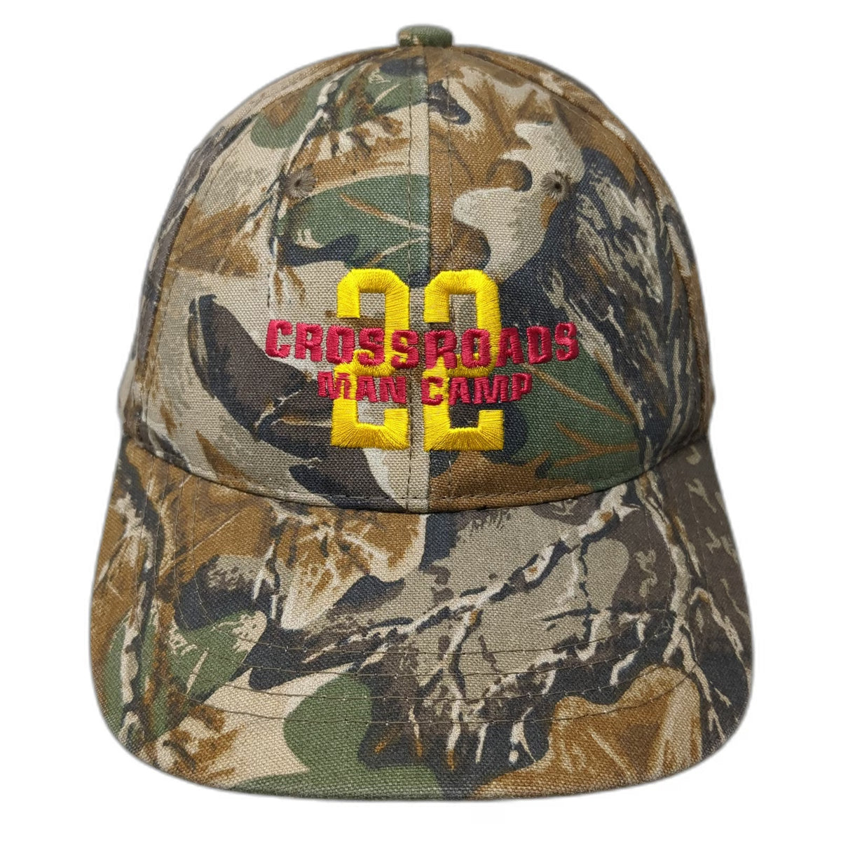 Outdoor Cap Baseball Brown Camo One Size Crossroads Man Camp Hat Embroidery Logo
