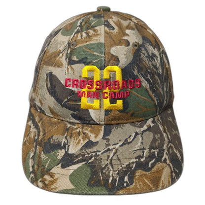 Outdoor Cap Baseball Brown Camo One Size Crossroads Man Camp Hat Embroidery Logo