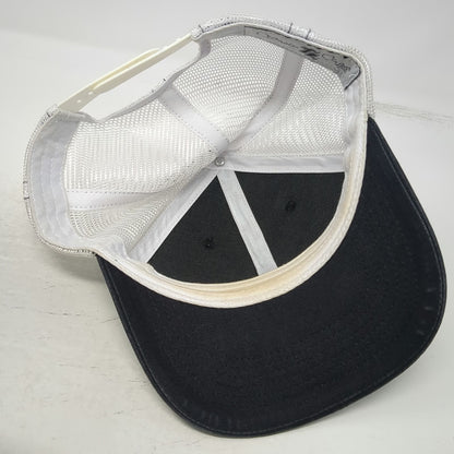 D&B Supply Trucker Hat Blue OSFM Farm Animal Print Mesh Back Snapback Horse Cow