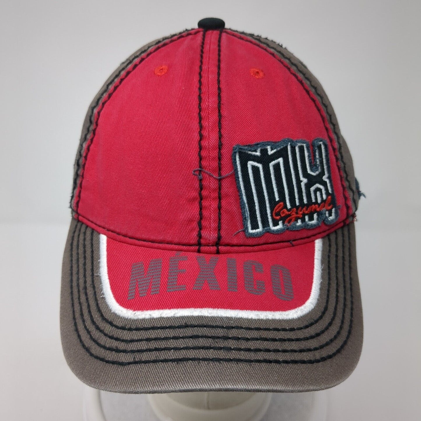 Mix Cozumel Mexico Slideback Hat Multicolor OS Adjustable Embroidered Mavan
